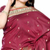 Traditional Maroon Saree with Bootis